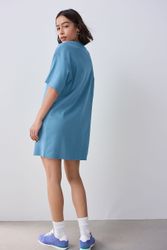 Next Minikleid Relaxed Fit Rundhals-Minikleid mit günstig online kaufen