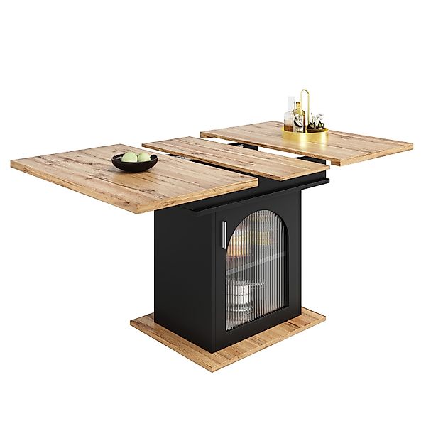 HAUSS SPOLE Esstisch 140×80cm Ausziehbarer Esstisch günstig online kaufen