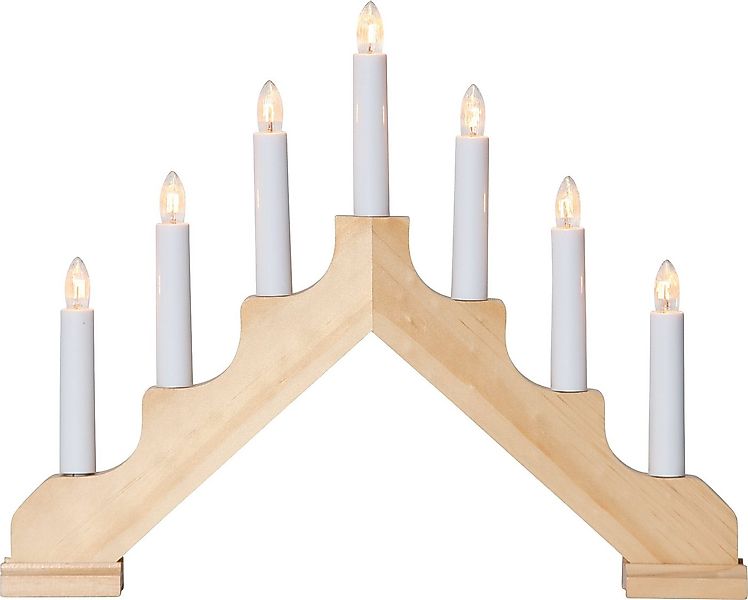 EGLO Kerzenständer Ada, LED Lichterbogen Weihnachten, Fensterleuchter, Schw günstig online kaufen