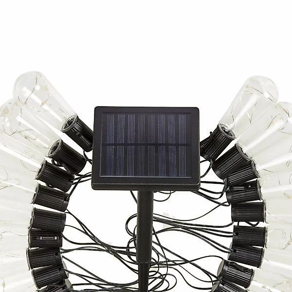 LED-Solar-Lichterkette DecoBulb, 20-flg., transparent, IP44 günstig online kaufen