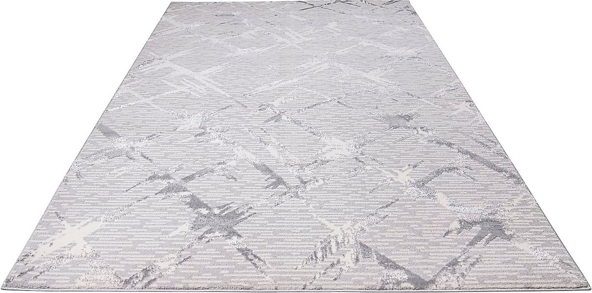 my home Teppich Kirian, rechteckig, Höhe: 24 mm, 3D-Effekt, Kurzflor, geket günstig online kaufen