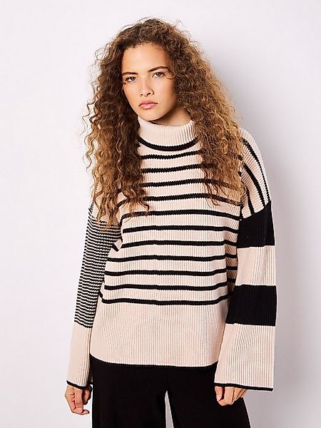 Apricot Strickpullover Strickpullover mit weitem Rollkragen günstig online kaufen