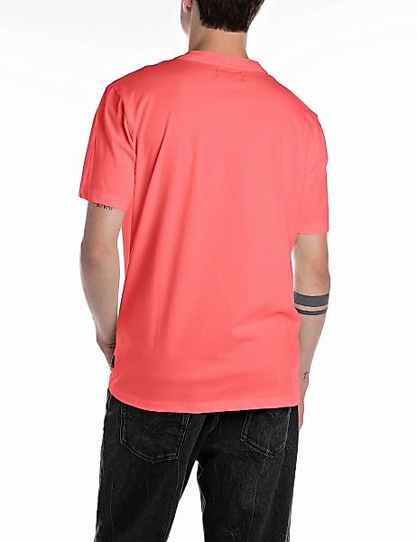 Replay T-Shirt mit Logostickerei auf der Brust günstig online kaufen