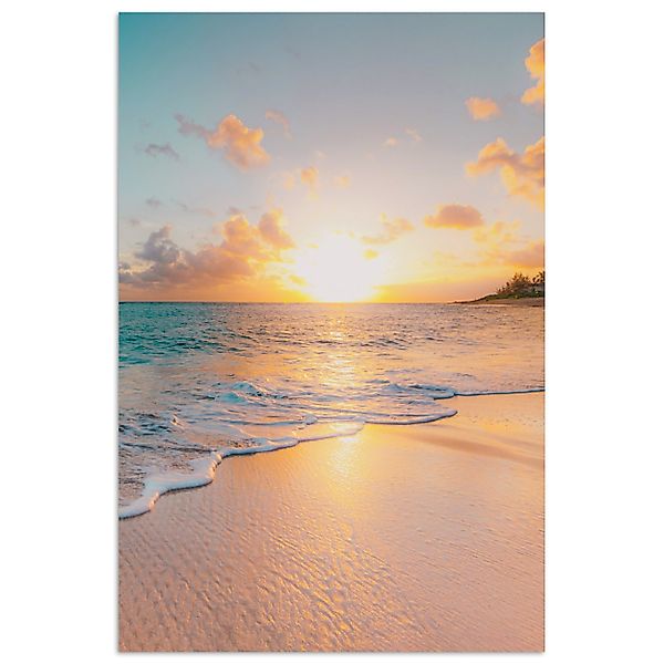 MuchoWow Poster Sonnenuntergang - Strand - günstig online kaufen