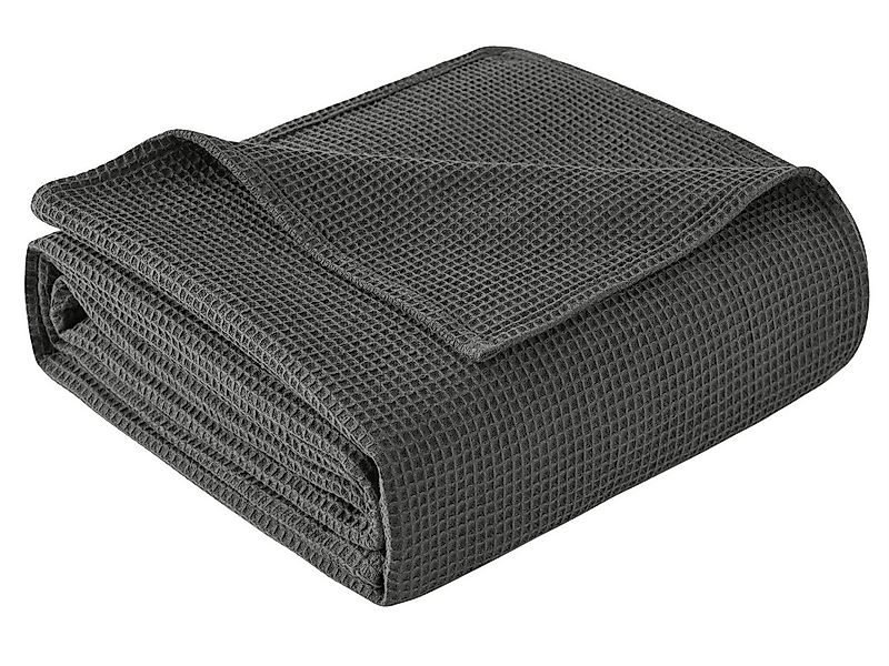 Woltu Tagesdecke, 100% Baumwolle leichte Wohndecke in Waffeloptik günstig online kaufen
