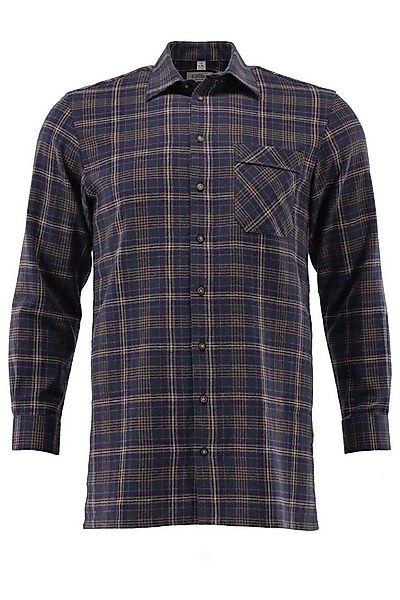 Condor Flanellhemd Obapi 90cm langes Herren Langarm Arbeitshemd mit aufgese günstig online kaufen