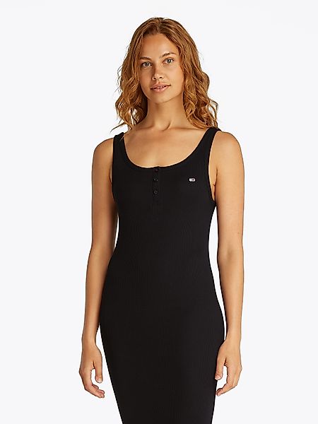 Tommy Jeans Jerseykleid "TJW BUTTON TANK DRESS" mit Knopf günstig online kaufen