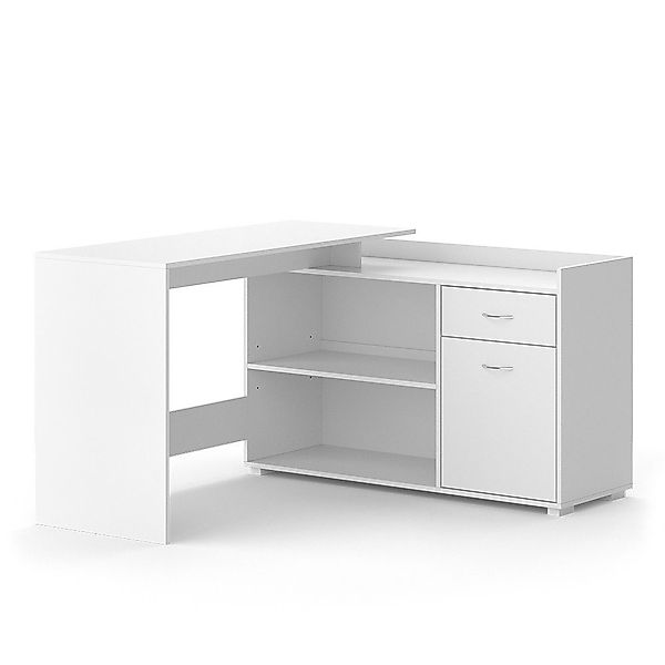 Vicco Schreibtisch Noira, Weiß, 135 x günstig online kaufen