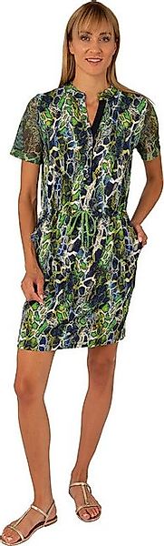 Estefania for woman Sommerkleid 191-5212, Kleid in Snakeprint und Mesh Ärme günstig online kaufen