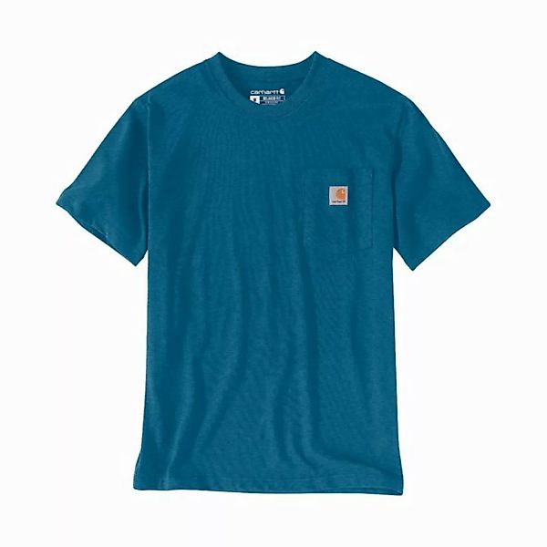 Carhartt T-Shirt Pocket S/S T-Shirt Deep Lagoon Heather günstig online kaufen