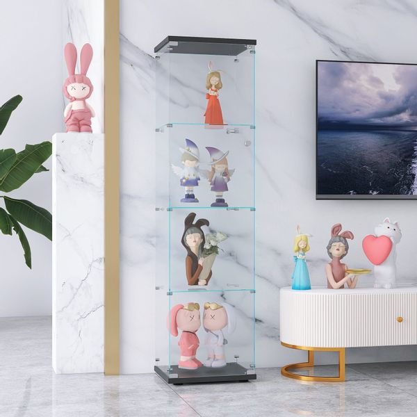 Furnishings Home Vitrine Glasvitrine stehend Standvitrine günstig online kaufen