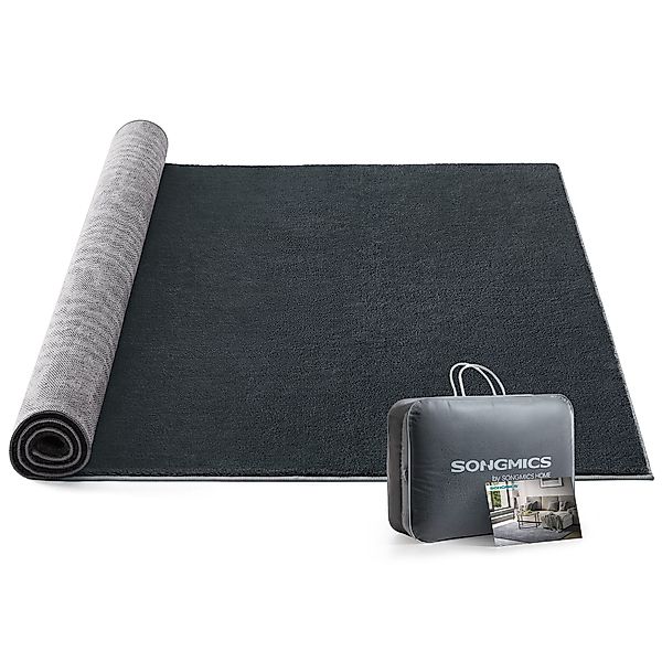 SONGMICS HOME Teppich, Rechteck, Wohnzimmerteppich, rutschfest, günstig online kaufen