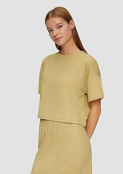 QS Kurzarmshirt Verkürztes Oversized T-Shirt mit günstig online kaufen