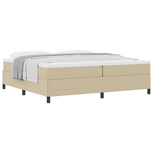vidaXL Bett Bettgestell Hellgrün Grau 200x200 cm Cord-Stoff (1-tlg) günstig online kaufen