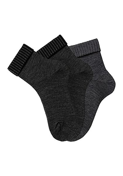Lavana Umschlagsocken (Packung, 3-Paar) fein gestrickt günstig online kaufen