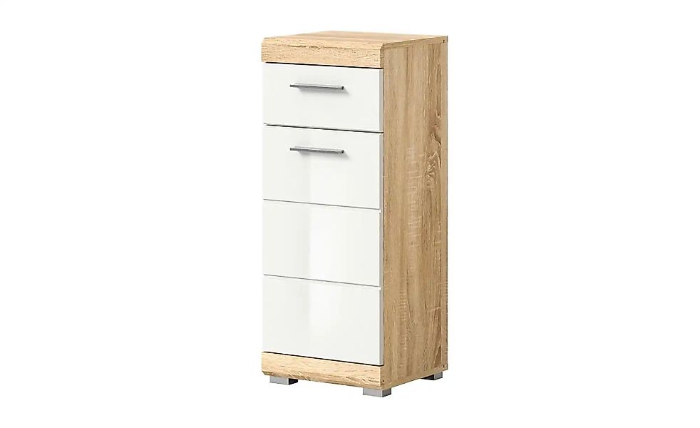 Unterschrank SCHLOONSEE  Breite 37cm  1 Tür  1 Schubkasten  2 Fächer  MDF-F günstig online kaufen