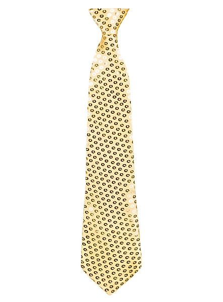 Widdmann Krawatte Pailletten Krawatte gold Krawatte günstig online kaufen