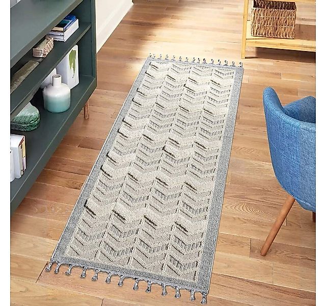Carpet City Hochflor-Teppich VALENCIA 920, rechteckig, Höhe: 20 mm, Läufer, günstig online kaufen