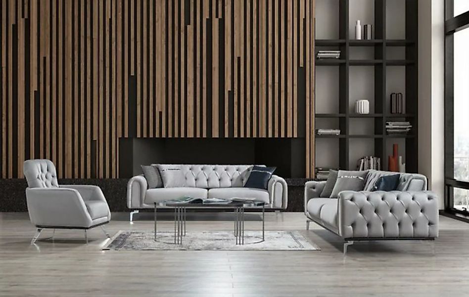 Villa Möbel Polstergarnitur LONDON, (Set, 3-tlg), Hand Made Quality, Luxus- günstig online kaufen