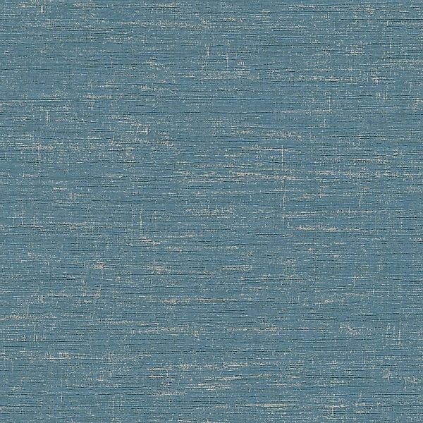 PROFHOME 378576-GU Ton-in-Ton Tapete Uni dezent schimmernd Blau Gold 0,53 m günstig online kaufen