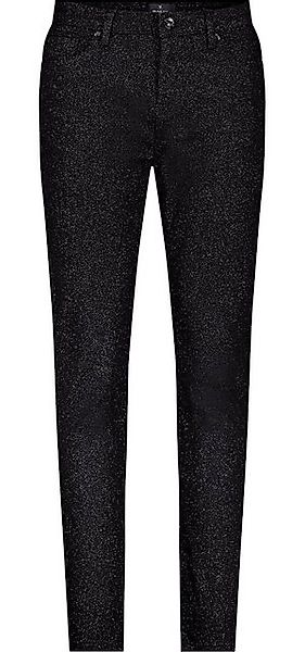 Monari 2-in-1-Hose Glitter-Jeans schwarz günstig online kaufen