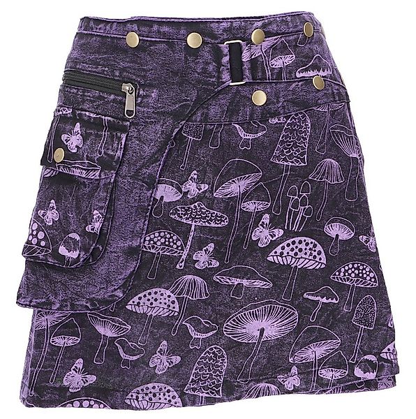 Guru-Shop Minirock Wickelrock, kurzer Rock, Cacheur, Stonewash.. alternativ günstig online kaufen