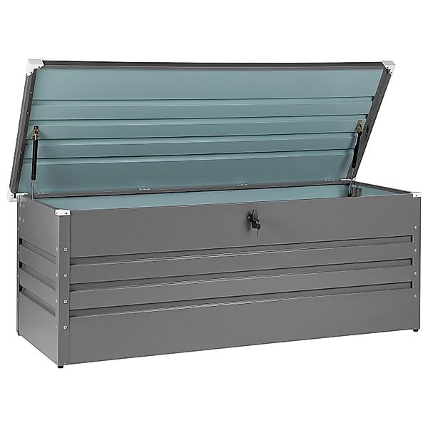 Beliani Truhe CEBROSA Grau 70x165x63 günstig online kaufen