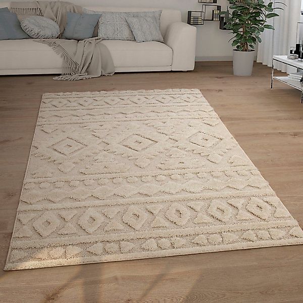 Paco Home Hochflor-Teppich Genua 746, rechteckig, günstig online kaufen