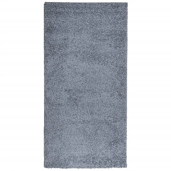 vidaXL Teppich Shaggy Hochflor Modern Blau 100x200 Cm 1955275 günstig online kaufen