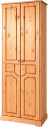 Home affaire Garderobenschrank "Klera" Breite 67 cm, aus massiver Kiefer, F günstig online kaufen