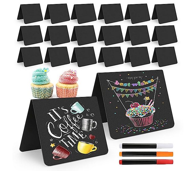 FOUORTUNATE-BEE Standtafel 20 Stück Mini Kreidetafel Klein Kleine Tafeln Zu günstig online kaufen