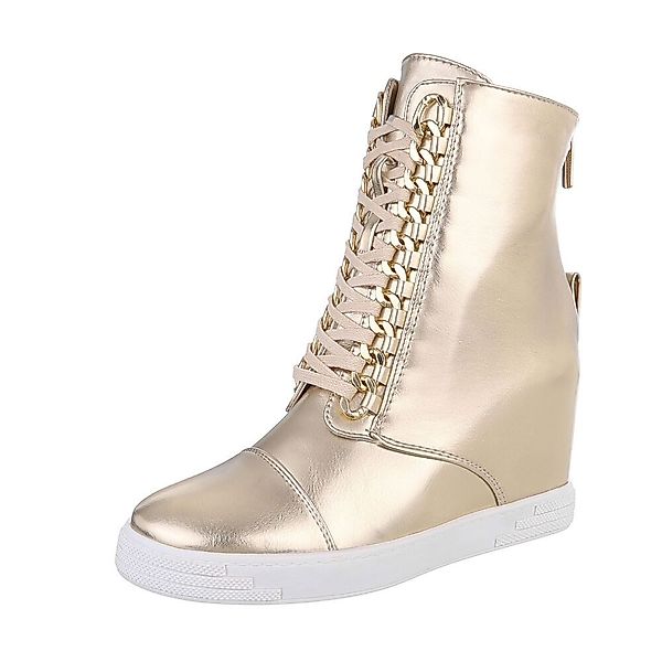 Ital-Design Damen Schnürschuhe Freizeit Schnürstiefelette (87108890) günstig online kaufen