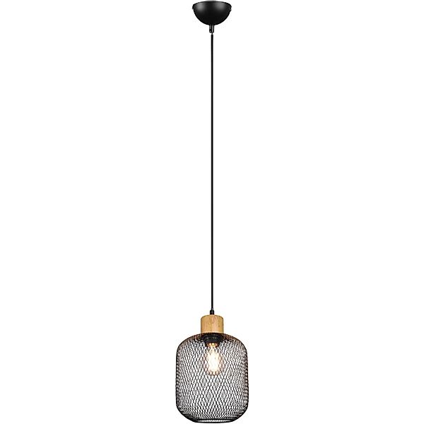 Reality Pendelleuchte Calimero Schwarz matt 1500 mm x 180 mm x 180 mm günstig online kaufen