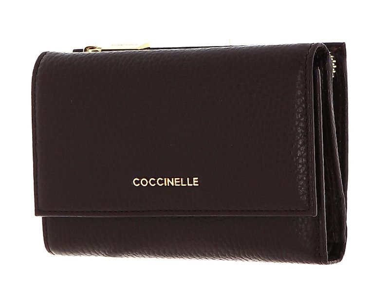 COCCINELLE Geldbörse Metallic Soft, aus echtem günstig online kaufen