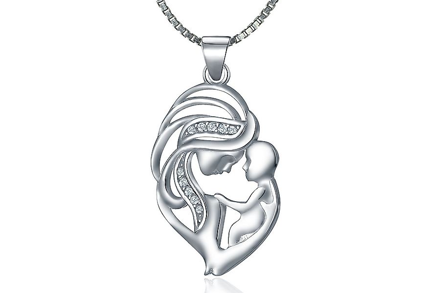 NAHLE Kette mit Anhänger Mutter Kind Silber Kette (inkl. Schmuckbox), 925 S günstig online kaufen