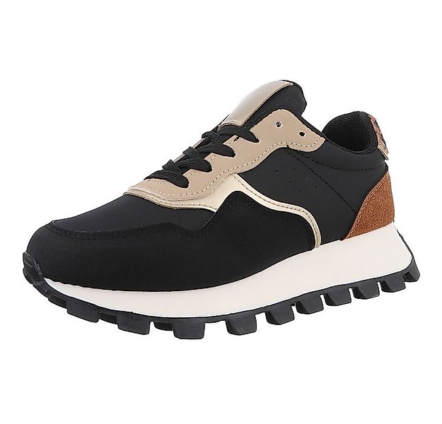 Ital-Design Damen Low-Top Freizeit Sneaker (88930536) Keilabsatz/Wedge Snea günstig online kaufen