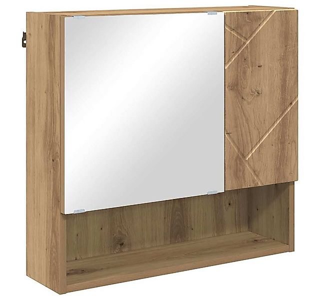 vidaXL Badezimmerspiegelschrank Spiegelschrank Artisan-Eiche 59 x 17 x 55 c günstig online kaufen