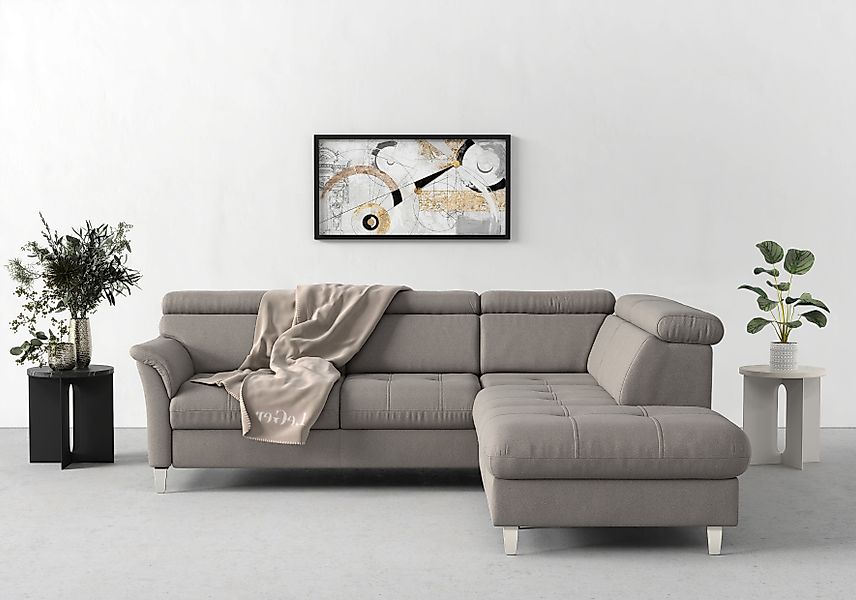 sit&more Ecksofa Marano L-Form, inklusive Kopfteilverstellung, günstig online kaufen