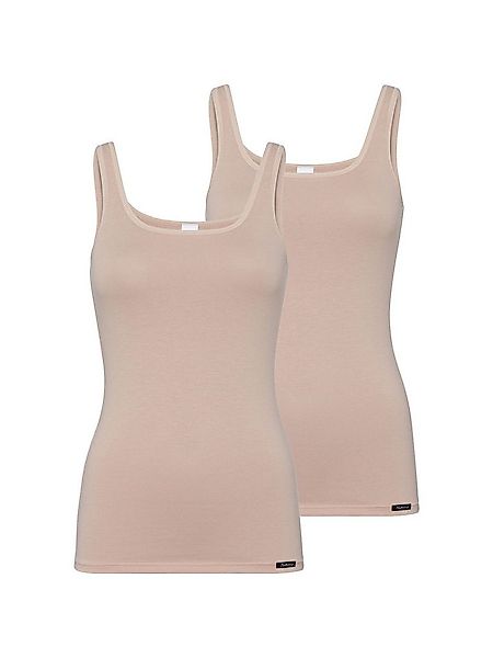 Skiny Tanktop Cotton Advantage (2-tlg) Trägertop, Muskelshirt, Ärmelloses S günstig online kaufen