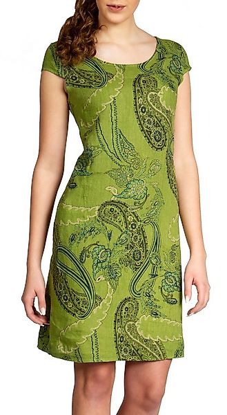 Caspar Sommerkleid SKL022 Damen Sommer Leinenkleid mit Paisley Print bis Gr günstig online kaufen