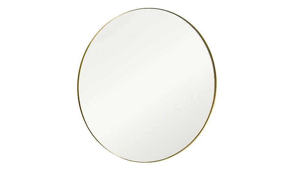 Spiegel  Pannone ¦ gold ¦ Metall,Glas ¦ Maße (cm): T: 3.0  Ø: 110 Garderobe günstig online kaufen