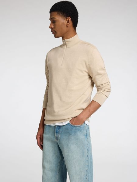Selected Troyer SLHBERG HALF ZIP CARDIGAN günstig online kaufen