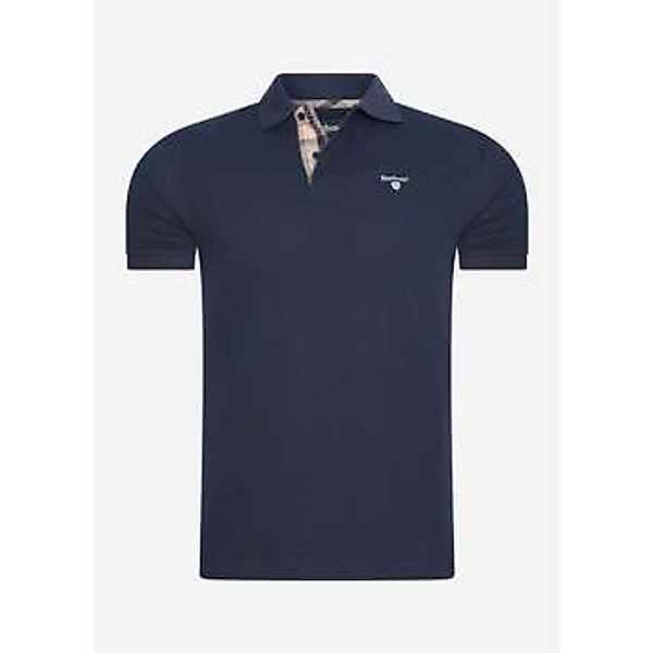 Barbour  Poloshirt tartan pique polo - new navy günstig online kaufen