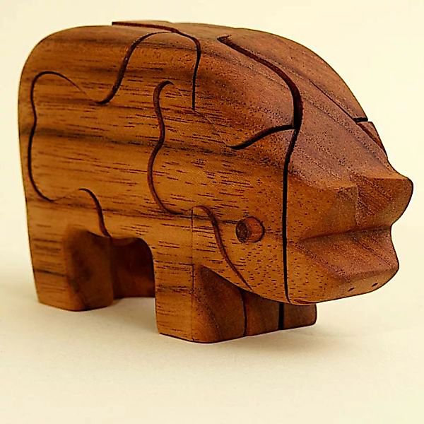 3d Holzpuzzle - Schwein günstig online kaufen