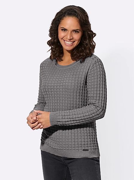 Casual Looks Rundhalspullover "Rundhals-Pullover" günstig online kaufen