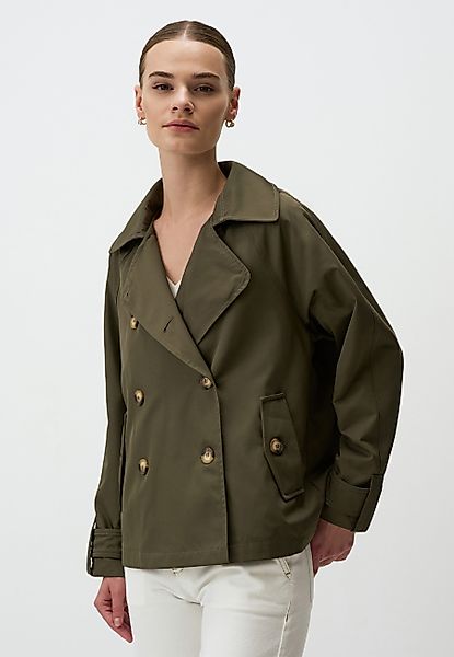 Jimmy Key Trenchcoat Jacke Kragen Kurzer günstig online kaufen