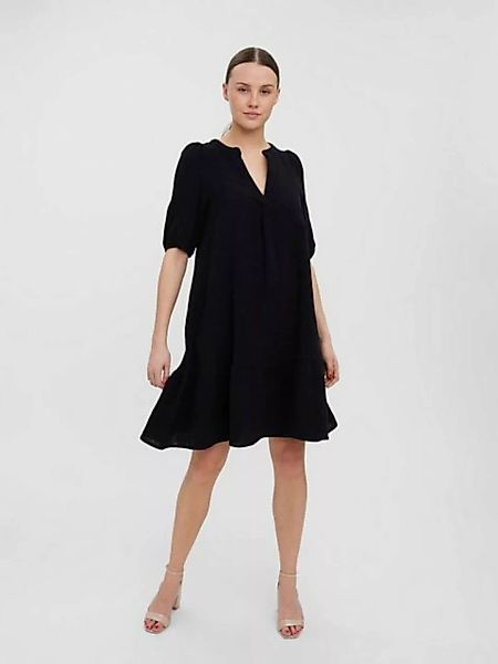 Vero Moda Shirtkleid Halbarm Midi Blusen Tunika Kleid VMNATALI (knielang, 1 günstig online kaufen