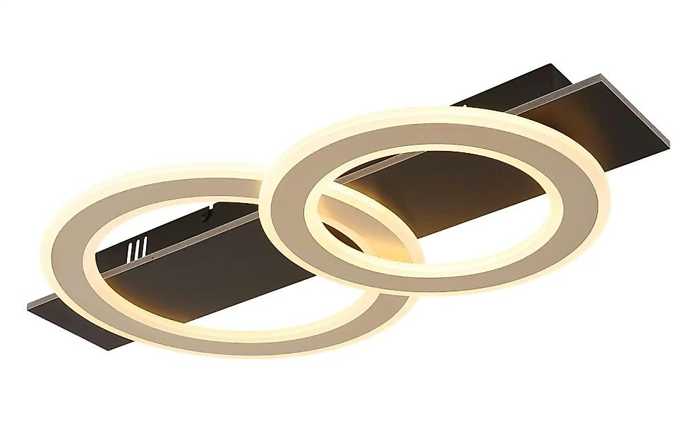 Globo Lighting Deckenleuchte   ¦ schwarz ¦ Maße (cm): B: 63 H: 7 Lampen & L günstig online kaufen
