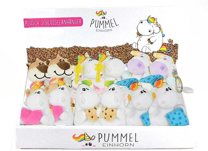 United Labels® Plüschanhänger Pummel & Friends - Schlüsselanhänger- Plüscht günstig online kaufen