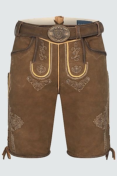 Lederhose Giulio mit Gürtel günstig online kaufen